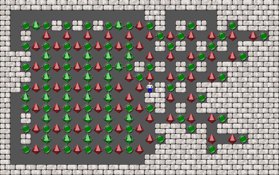 Сокобан Bugs509 collection уровень 193